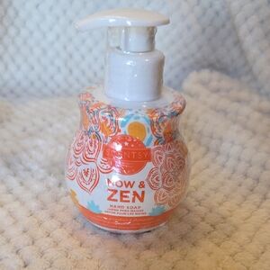 Scentsy Now & Zen Hand Soap - Orange and Blue Design